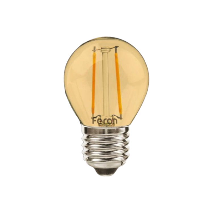 Філаментна LED лампа Filament 2W E27 2700K G45 (золото)