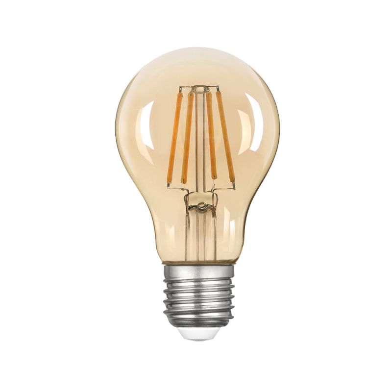 Філаментна LED лампа 10W E27 2200K A60 (бронза)