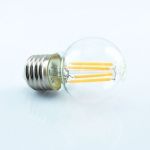 Філаментна LED лампа FL-301 4W E27 2800K G45 (прозора)