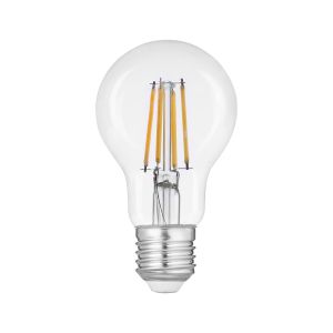 Філаментна LED лампа 10W E27 3000K A60 (прозора)