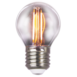 Філаментна LED лампа 2W E27 G45 помаранчевого кольору