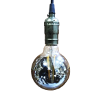 Філаментна LED лампа LB-163 6W E27 2700K G95 (Графіт)