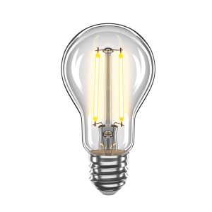 Філаментна LED лампа V-Filament 2W E27 2500K тепла A60 (прозора)